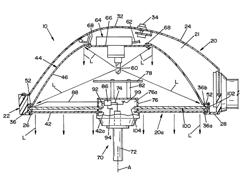 Method for electronic adjustment of illuminance of surgical lamp