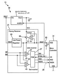 Circuit configuration having a transceiver circuit for a bus system and nodes for a bus system