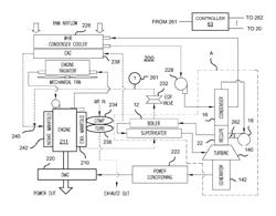 Emissions-critical charge cooling using an organic rankine cycle