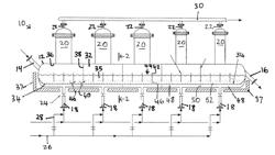 Fluidized bed process for synthesizing trichlorosilane and a trichlorosilane synthesizer