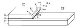 Fabrication of graphene electronic devices using step surface contour