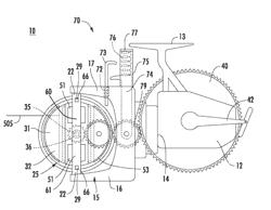 Fishing reel with a 180 degree rotating spool