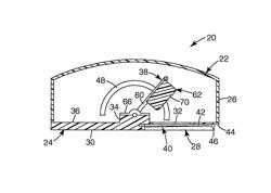 Microneedle array applicator device and method of array application