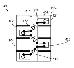 Fuel cell bypass diode structures and attachment methods