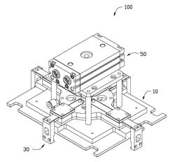 Clamping mechanism with cammed driving linkage