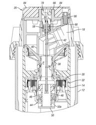 Sprinkler with top-side remotely vented pressure regulator