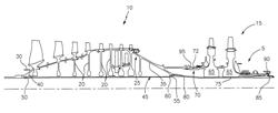 Gas turbine engine rotor tie shaft arrangement