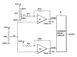 Driving circuit and voltage generating circuit and display unit using the same