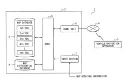 Apparatus and method of producing map differential data