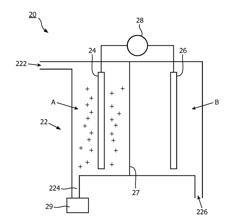 DEVICE AND METHOD FOR DECAFFEINATING A LIQUID