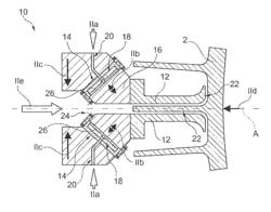 Device and method for electrochemically removing a surface of a component