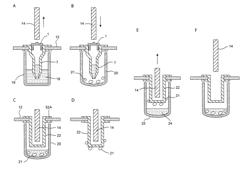 Liquid dispensing device with a cap and a diaphragm