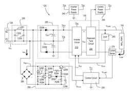 Dimmable screw-in compact fluorescent lamp having integral electronic ballast circuit