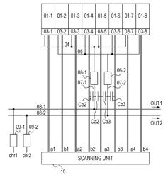 Solid-state image pickup apparatus for receiving signals from odd-numbered and even-number columns