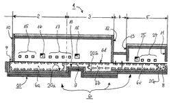 Melting device for producing a glass melt