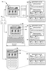 Programming model for synchronizing browser caches across devices and web services