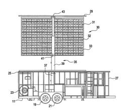 TRAILER WITH DISPLAY SCREEN STORAGE AND SUPPORT