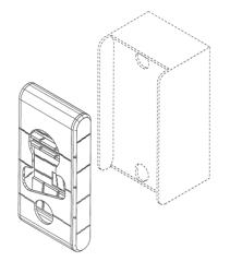 Bracket for wall hanging a display device