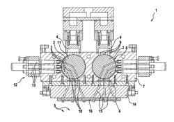 Device and a Method for Distributing Flowable or Pourable Substances, in Particular Air Chocolate