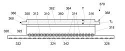 MICROELECTRONIC PACKAGE INCLUDING AN ENCAPSULATED HEAT SPREADER