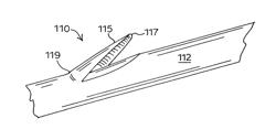 Self-retaining sutures having effective holding strength and tensile strength