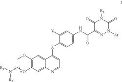 Quinoline compound composing 1,2,4-triazine-dione and use thereof