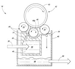 Liquid marking agent development assemblies and liquid marking agent hard imaging methods