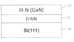 III-N MATERIAL GROWN ON ErAlN BUFFER ON Si SUBSTRATE