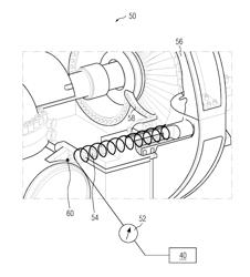 PUSH ROD ARRANGEMENT FOR TURBINE SYSTEM