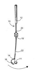 SIMPLIFIED GOLF CLUB SWING TRAINING APPARATUS