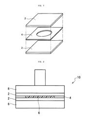 Piezoelectric polymer material and method for producing same