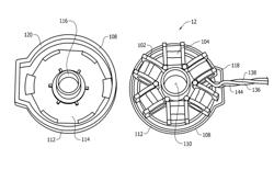 Sensor devices and methods for use in sensing current through a conductor