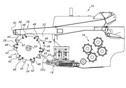 Rotary cutter-style crop conditioning header having end-mounted rotary shear