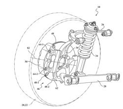 Brake assembly with compression spacer