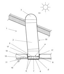 Lamp and lighting system and device using natural and artificial light