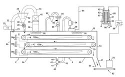 Method and apparatus for drying an extruded material