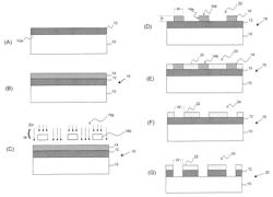 Reversal lithography approach by selective deposition of nanoparticles