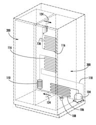 DUAL COOLING SYSTEMS TO MINIMIZE OFF-CYCLE MIGRATION LOSS IN REFRIGERATORS WITH A VACUUM INSULATED STRUCTURE