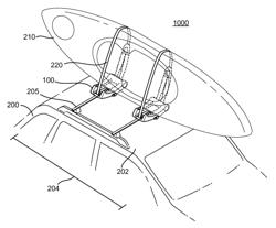 KAYAK TRANSPORT DEVICE FOR A VEHICLE