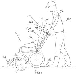 Walk-behind tiller with adjustable handle mechanism