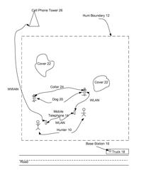 Mobile telephone dog training tool and method