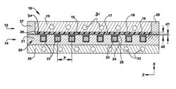 Mold apparatus for forming polymer and method