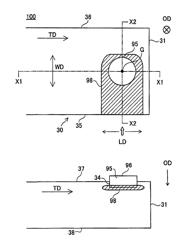 Spark plug with improved resistance to spark-induced erosion of the ground electrode tip