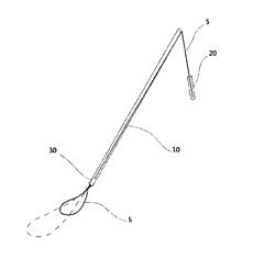 ENDOLOOP HAVING A SCREW-COUPLED REAR END PORTION