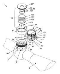 Adjustment device for optical systems