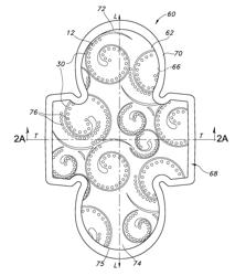 Coordinated Apertured and Embossed Topsheet Layer Materials, and Absorbent Articles Containing Such