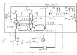 HIGH-TEMPERATURE ENERGY STORE WITH RECUPERATOR