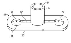 ELASTIC MATING ASSEMBLY AND METHOD OF ELASTICALLY ASSEMBLING MATABLE COMPONENTS