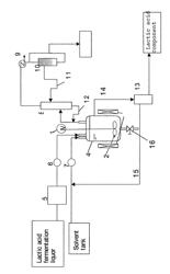 Method for separation of lactic acid component from lactic acid fermentation liquor, and separation apparatus