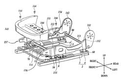 Passenger's weight measurement device for vehicle seat